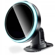 Ładowarki samochodowe - UCHWYT NA TELEFON DO SAMOCHODU ŁADOWARKA INDUKCYJNA SAMOCHODOWA DO MAGSAFE - miniaturka - grafika 1