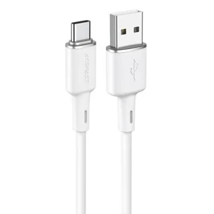 Acefast kabel USB - USB Typ C 1,2m, 3A biały (C2-04 white) C2-04-A-C white - Kable USB - miniaturka - grafika 1