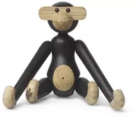 Figurki dla dzieci - Kay Bojesen Figura, zabawka 9 cm (drewno dębowe bejcowane) Małpka - miniaturka - grafika 1