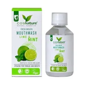 Płyny do płukania jamy ustnej - Cosnature Płyn do płukania ust o smaku limonka-mięta 4260370436618 - miniaturka - grafika 1