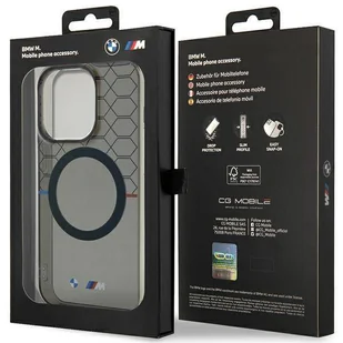 Etui BMW BMHMP14LHGPK iPhone 14 Pro 6.1" szary/grey Pattern MagSafe - Etui i futerały do telefonów - miniaturka - grafika 7