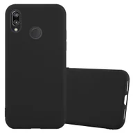 Etui i futerały do telefonów - Pokrowiec Do Huawei P20 LITE 2018 / NOVA 3E Etui w CANDY CZARNY TPU Silikon Obudowa Case Cover Ochronny Plecki Cadorabo - miniaturka - grafika 1