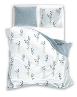 Pościel - FARO Pościel 220x200+2x70x80 cm Cottage Home bawełna Len Kwiaty Lnu - miniaturka - grafika 1
