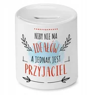 Skarbonki - Skarbonka dla Przyjaciela na Urodziny na Prezent z Nadrukiem ze Zdjęciem - miniaturka - grafika 1