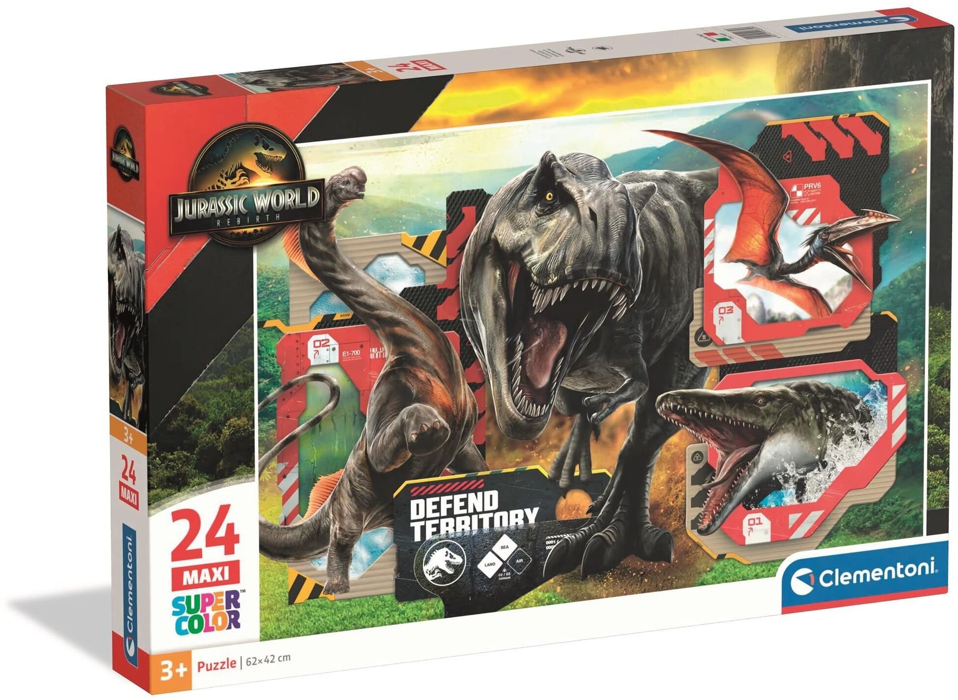 CLE puzzle 24 maxi Super Jurassic World 24835