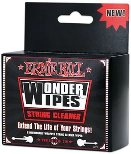 Ernie Ball Wonder Wipes eb4277  środki do pielęgnacji gitara/Bass 4277 - Inne akcesoria gitarowe - miniaturka - grafika 1