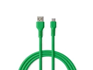 Kable USB - COLORUM kabel USB-A - USB-C 1,8m 3A CK60-AC-04 xGreen - miniaturka - grafika 1