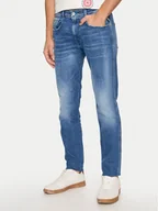 Spodnie męskie - Replay Jeansy M914N .000.511 758 Niebieski Slim Fit - miniaturka - grafika 1