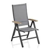 Fotele i krzesła ogrodowe - Fotel wielopozycyjny Cirrus antracytowo-brązowy KETTLER 0100301-7110 - miniaturka - grafika 1