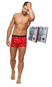 Majtki męskie - Bokserki Świąteczne 2 szt. Majtki Męskie XXL Prezent Mikołajki MORAJ - miniaturka - grafika 1