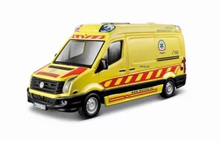 Bburago Volkswagen Crafter ambulans 1:50 - Samochody i pojazdy dla dzieci - miniaturka - grafika 1