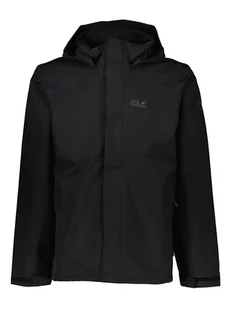 Jack Wolfskin Kurtka funkcyjna "Silver Fjord" w kolorze czarnym - Kurtki i kamizelki sportowe męskie - miniaturka - grafika 1