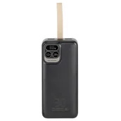 Powerbanki - RIVACASE Powerbank VA2585 30000 mAh USB-C 20W + LCD czarny - miniaturka - grafika 1