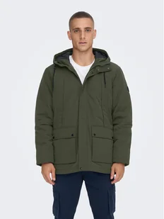 Only & Sons Kurtka zimowa 22022654 Szary Regular Fit - Kurtki męskie - miniaturka - grafika 1
