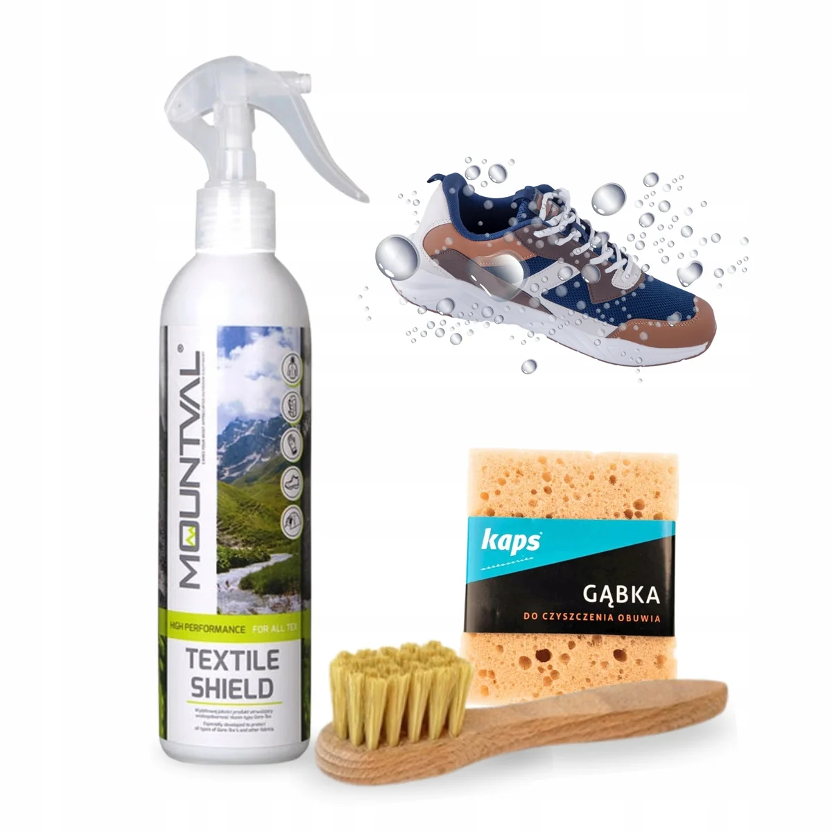Impregnat Tekstylny Szczotka Mazak do Aplikacji Pasty i Uniwersalna Gąbka
