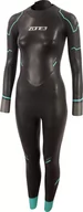 Pianki do pływania - Zone3 Advance Wetsuit Women, black/turquoise/gun metal M 2021 Pianki do pływania WS21WADV101/M - miniaturka - grafika 1