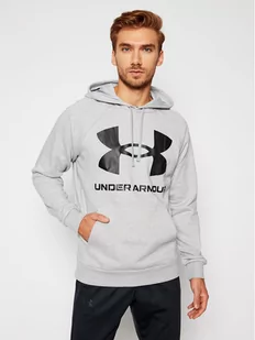 Under Armour Bluza UA Rival 1357093 Szary Regular Fit L, M, S, XL - Bluzy męskie - miniaturka - grafika 1