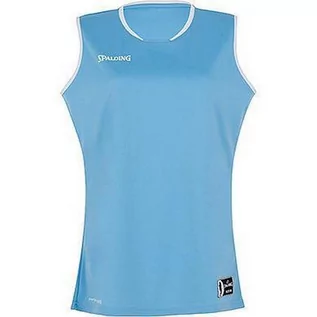 Koszulki i topy damskie - Spalding Spalding Move Tank Top, skyniebieski/biały, XL 300214510 - grafika 1