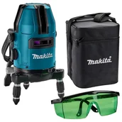 Poziomice laserowe - Makita SK40GDZ akumulatorowy samopoziomujący laser krzyżowy 12V z zieloną wiązką lasera bez akumulatorów i ładowarki w torbie - miniaturka - grafika 1