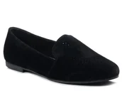 Półbuty damskie - Buty damskie lordsy skórzane S.Barski LR29515 czarne-36 - miniaturka - grafika 1