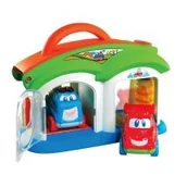 Zabawki interaktywne dla dzieci - Interaktywna Stacja Obsług + 2 Autka - Świeci, Gra - miniaturka - grafika 1