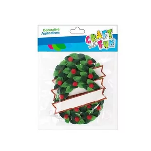 Craft with Fun, OZDOBA BN ORNAMENT SPRZYL 9,5CM 3SZT CF 12/144 - Zabawki kreatywne - miniaturka - grafika 1