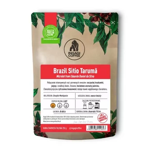 Kawa ziarnista Ingagi Coffee Brazil Sitio Taruma FILTR 250g - Kawa - miniaturka - grafika 1