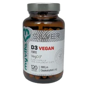 Witaminy i minerały - MyVita SILVER Silver Witamina D3 Forte 2000Iu 120 VEGAN - miniaturka - grafika 1