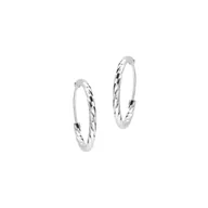 Kolczyki - Srebrne kolczyki 925 Koła 20 mm - miniaturka - grafika 1