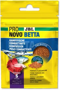 JBL ProNovo Betta Grano S 20ml - dla bojowników - Pokarm dla ryb - miniaturka - grafika 1