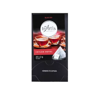 Herbata TEARTIS ceylon royal 20x2g | PIRAMIDKI - Herbata - miniaturka - grafika 1