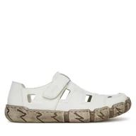 Półbuty damskie - Półbuty Rieker L0362-80 Biały - miniaturka - grafika 1