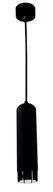 Lampy sufitowe - Candellux TUBA Czarna śr. 6,3cm. GU10 Lampa wisząca punktowa 31-77691 31-77691 - miniaturka - grafika 1