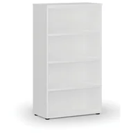 Regały biurowe - Regał biurowy PRIMO WHITE, 1434 x 800 x 420 mm, biały - miniaturka - grafika 1
