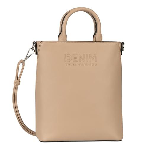 TOM TAILOR Denim bags Heidy damska torba na ramię torba na ramię zamek błyskawiczny mała brązowa, brązowy, moda
