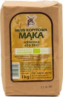 Mąka - UNIW-MŁYN Mąka orkiszowa jasna 650 ekologiczna 1kg 5901549936148 - miniaturka - grafika 1