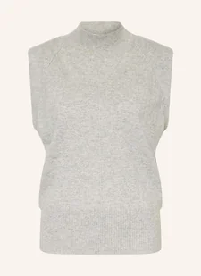 Boss Bezrękawnik Z Kaszmiru Futrani grau - BOSS - Swetry damskie Boss Bezrękawnik Z Kaszmiru Futrani grau - BOSS - Swetry damskie - miniaturka - grafika 1