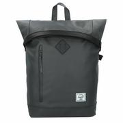 Torby na laptopy - Herschel Roll Top Backpack 46 cm przegroda na laptopa black - miniaturka - grafika 1