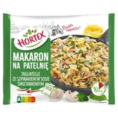 Dania mrożone - HORTEX Makaron na patelnię z sosem szpinakowym - miniaturka - grafika 1