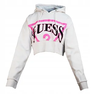 Biała Bluza Damska Logo Rozmiar L *Guess* - Bluzy damskie - miniaturka - grafika 1