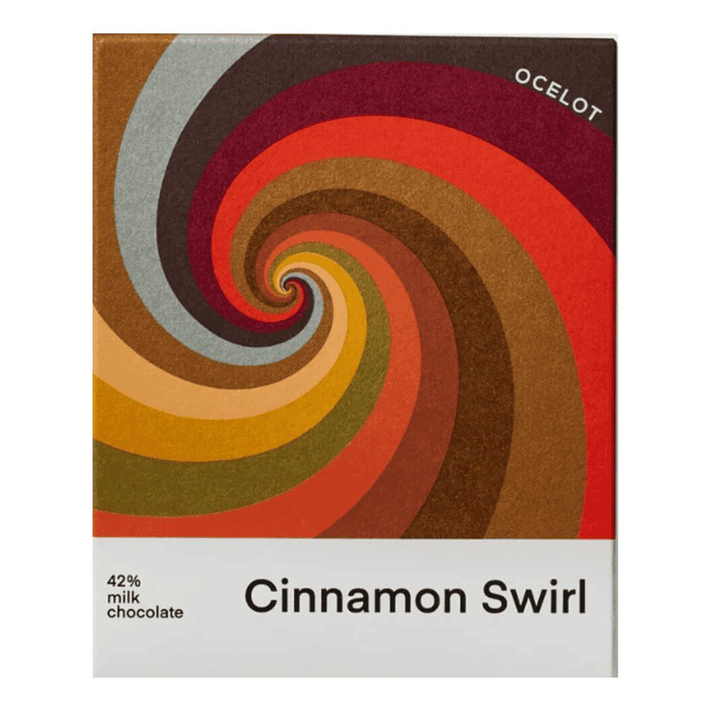 Ocelot czekolada mleczna 55% Cinnamon Swirl 70g