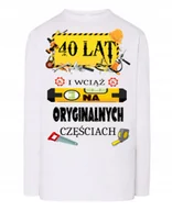 Koszulki męskie - Longsleeve na Urodziny 40 Lat Prezent r.3XL - miniaturka - grafika 1