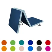 Akcesoria do rehabilitacji - Materac rehabilitacyjny do ćwiczeń, trzyczęściowy, twardy - 195x80x5 cm - miniaturka - grafika 1