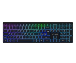 CANYON HKB-W11 UK/US RGB - Klawiatury - miniaturka - grafika 1