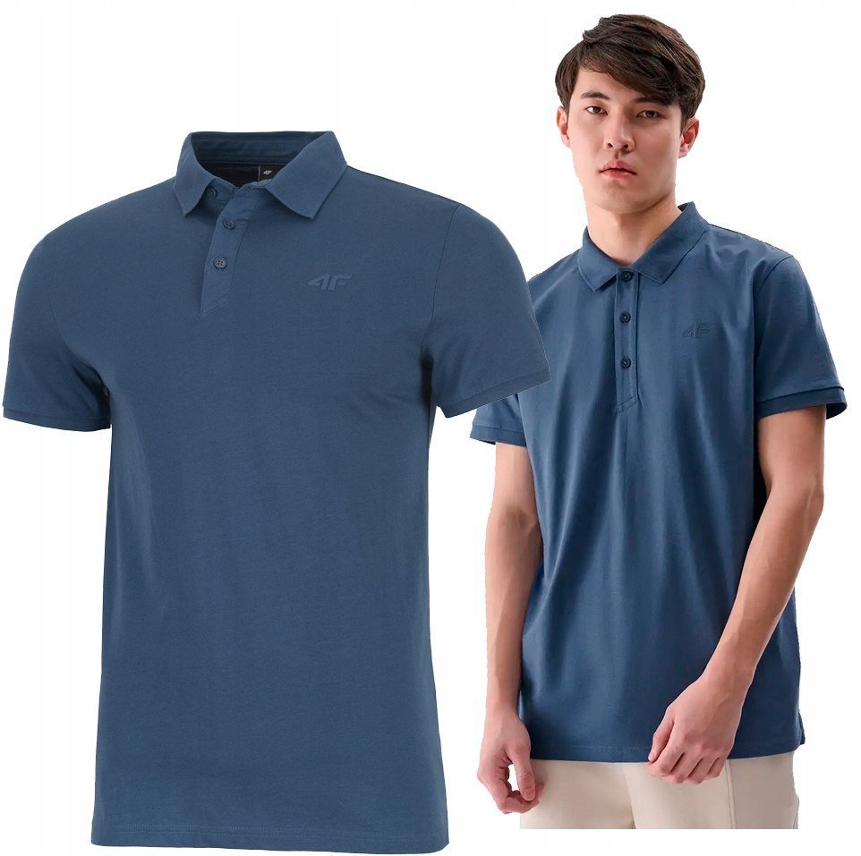 4F MÄSKA KOSZULKA POLO POLĂ“WKA BAWEĹNA / rozm XXXL 3XL