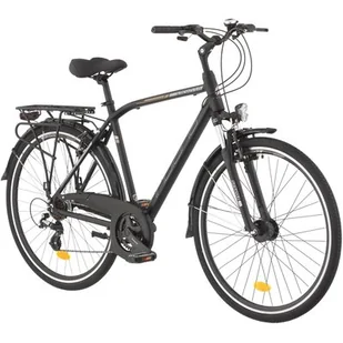 Rower trekkingowy INDIANA X-Road 3.0 M19 28 cali męski Czarny - Rowery - miniaturka - grafika 1