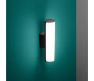 Lampy ogrodowe - Ideal Lux - LED Kinkiet zewnętrzny ETERE LED/9,5W/230V 3000K IP44 czarny - miniaturka - grafika 1