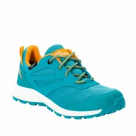 Buty dla dziewczynek - Buty dziecięce Jack Wolfskin WOODLAND TEXAPORE LOW K scuba - 39 - miniaturka - grafika 1