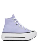 Trampki damskie - Converse Trampki Chuck Taylor All Star Lift Double Stack A15206C Fioletowy - miniaturka - grafika 1