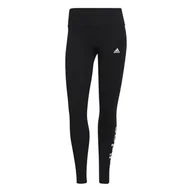 Legginsy - Legginsy damskie adidas ESSENTIALS HIGH-WAISTED LOGO czarne GL0633-L - miniaturka - grafika 1